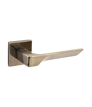 Ручки стандарт Ручка дверная Code Deco на квадратном основании H-30122-A-AB 